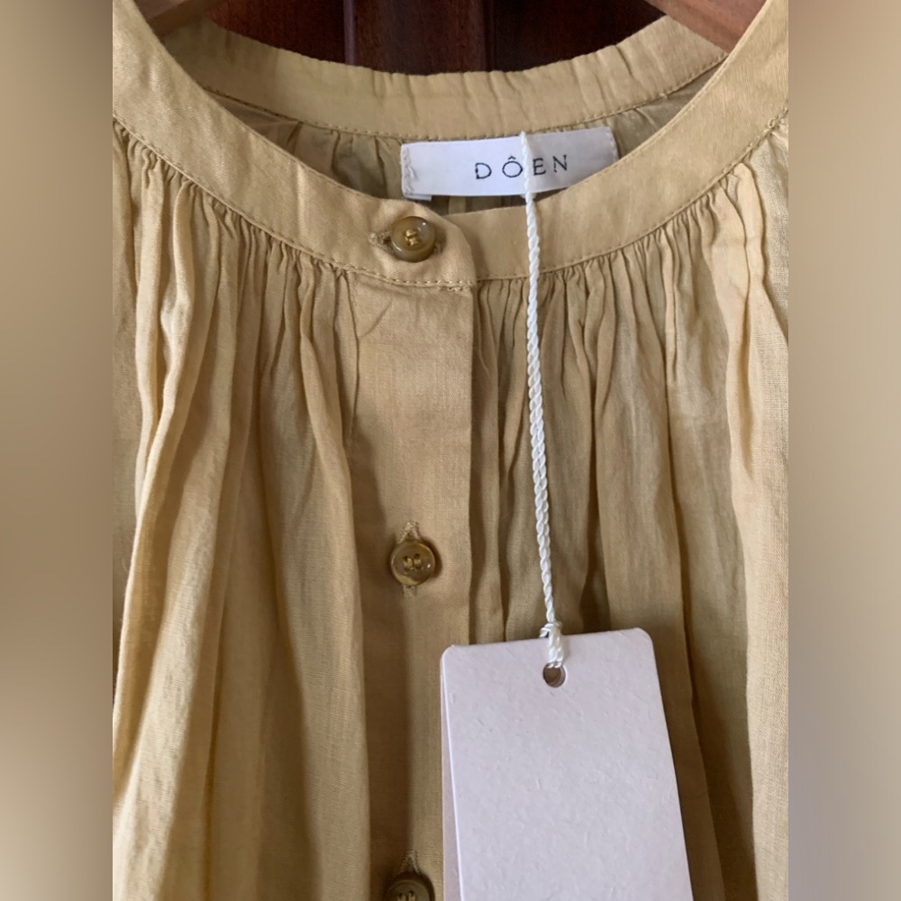 NWT Doen Jane Blouse - Palomino - Size Small - Picture 5 of 11